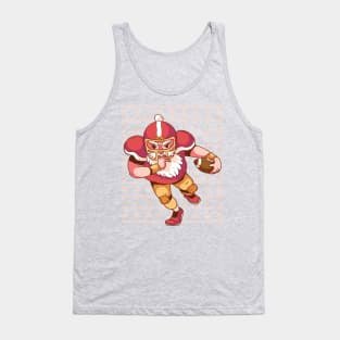 LineBacker Santa Graphic Tee Tank Top